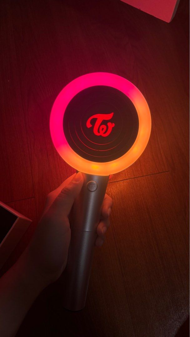 TWICE Candybong Z Lightstick (Category: K-Wave Merchandise) located in Manila. Submitted by _alexxxx (Listing ID 1400765126, Image 2). Description: ❗️can give discount ❗️message for more pics and vids - bought in Korea - never been used - Official TWICE Candybong Z lightstick - Includes original box and wrist strap.