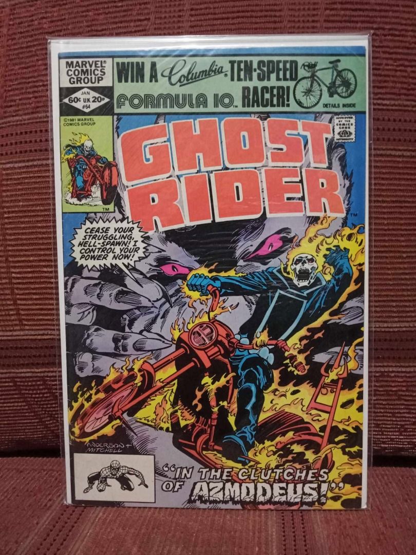 Vintage 1982 Ghost Rider #64 Marvel Comics - Azmodeus Apperance (Category: Comics & Manga) located in Rodriguez. Submitted by vintagecollect_mnl (Listing ID 1400650789, Image 1). Description: Ghost Rider #64 BEFORE: 700 NOW: 450 + sf Bagged and boarded Actual photo SERIOUS BUYERS ONLY If sure buyer, please send a dm that includes your contact information (name, mobile number, and delivery address) Pass sa COD/COP MOP: GCash MOD: Lalamove/J&T.
