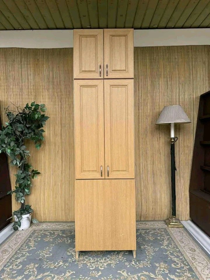 2-Way Kitchen Cabinet Slim & Tall Price: 7,500 L24 x W16.5 x H90.5 In good condition Code JMD35-T063 (Category: Other Home Furniture) located in Quezon City. Submitted by matetdevis13 (Listing ID 1400969680, Image 3). Description: 2-Way Kitchen Cabinet Slim & Tall Price: 7,500 L24 x W16.5 x H90.5 In good condition Code JMD35-T063.