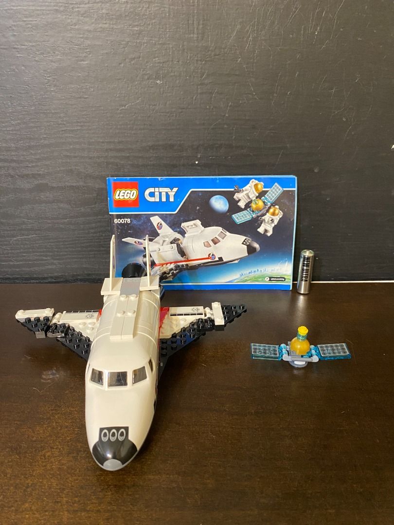 正版 樂高 LEGO 60078 多功能太空梭 CITY 城市系列 含說明書 無盒 無人偶 有缺件, 書籍、休閒與玩具, 玩具、公仔、桌遊在旋轉拍賣