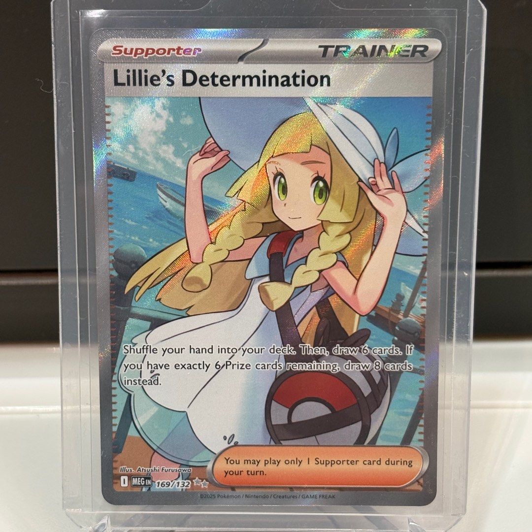 莉莉艾的決意SR 美版寶可夢Ptcg pokemon, 興趣及遊戲, 玩具& 遊戲類