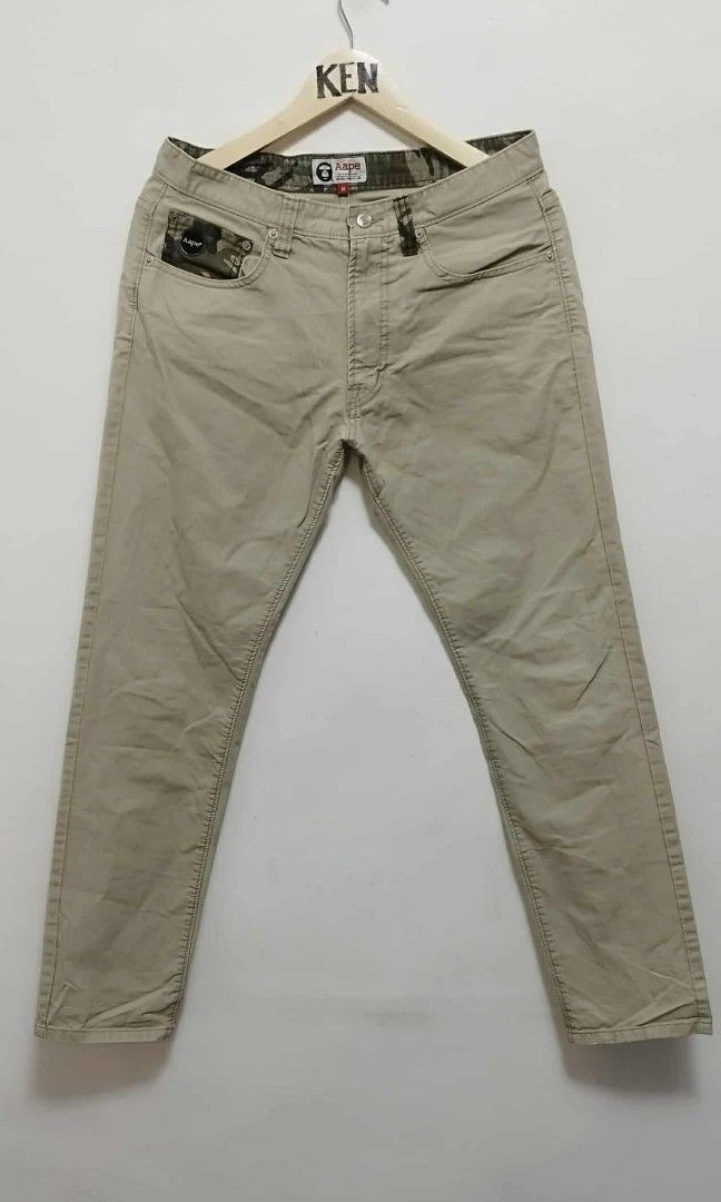 Aape pants (Category: Jeans) located in Manila. Submitted by esparciake75752 (Listing ID 1400780388, Image 1). Description: aape chino pants size 30 slim-fit excellent condition pm me tnx.