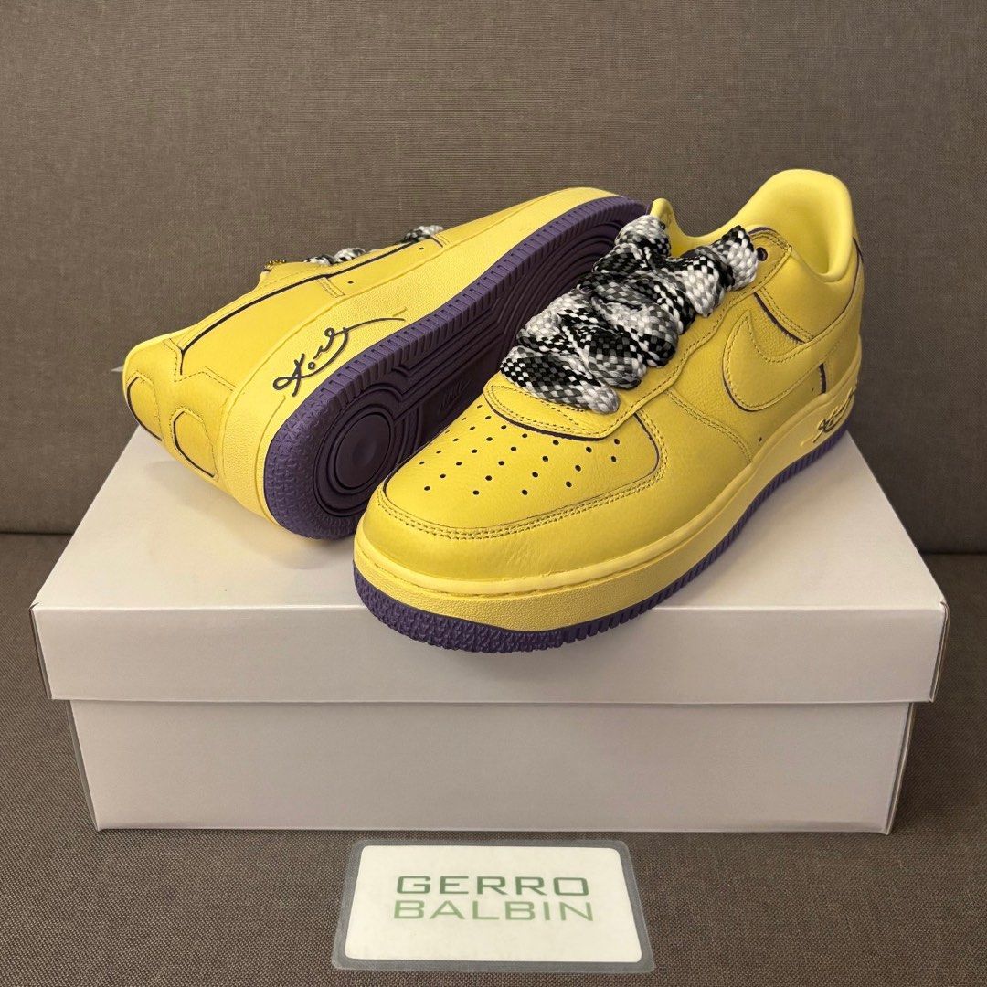 AIR FORCE 1 x NIKE KOBE BRYANT “Mamba Mentality” (Category: Sneakers) located in Taguig. Submitted by gerroofsneakercomplexph (Listing ID 1400784387, Image 1). Description: FOR SALE KOBE x NIKE AIR FORCE 1 “Mamba Mentality” @ ₱10,990 & above Men’s Sizes 8-12US ⚠️ NOTE: 𝗟𝗔𝗧𝗘𝗦𝗧 𝗣𝗥𝗜𝗖𝗘 𝗪𝗜𝗟𝗟 𝗚𝗢𝗩𝗘𝗥𝗡 𝟭𝟬𝟬 𝗢𝗥𝗜𝗚𝗜𝗡𝗔𝗟/𝗔𝗨𝗧𝗛𝗘𝗡𝗧𝗜𝗖/𝗟𝗘𝗚𝗜𝗧 🚚 Nationwide Delivery (LBC/JRS/JNT) 🤝 Metro Manila by schedule (Lalamove/Grab)