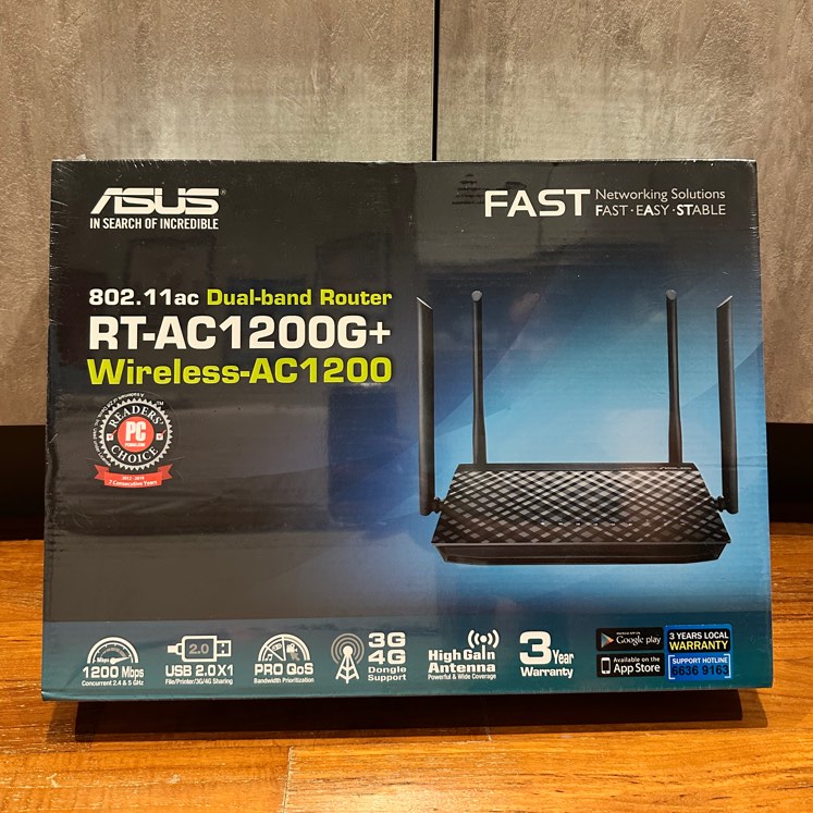 ASUS RT-AC1200G+ AC1200 Dual Band WiFi Router, Computers & Tech, Parts ...