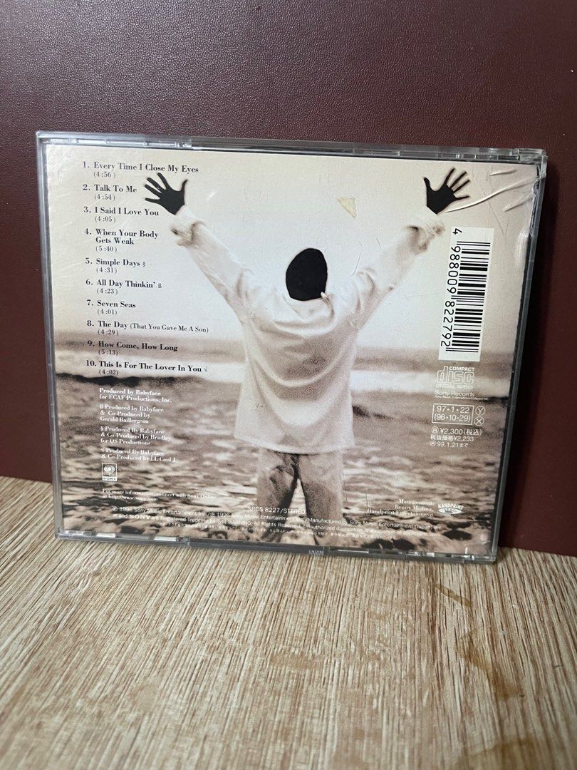 BABYFACE THE DAY CD (NM) (Category: CDs & DVDs) located in Pasig City. Submitted by vr1998 (Listing ID 1400783446, Image 2). Description: .