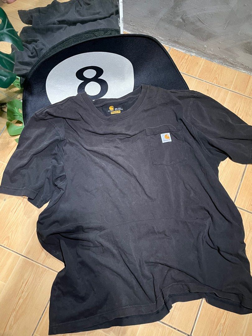 Black Carhartt Pocket Tee (Category: Tshirts & Polo Shirts ) located in Manila. Submitted by stoofly (Listing ID 1400870785, Image 1). Description: Black Carhartt Pocket Tee price slightly nego issue : last pic (tear) and slight color fadings.