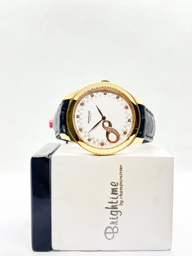 Brand New Sarcar “Figure 8” M75008R White Dial Winding Rose Gold