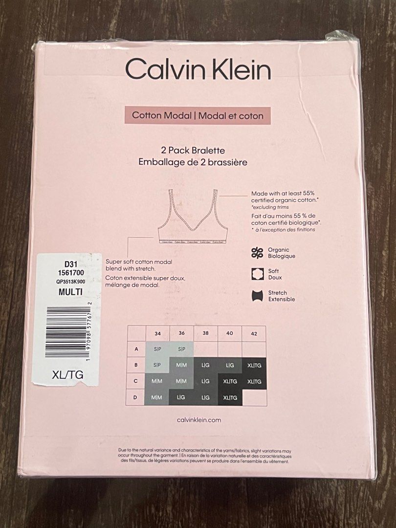 CK Bralette (one pc only) (Category: Undergarments & Loungewear) located in Calamba. Submitted by _mrp_ (Listing ID 1400859916, Image 2). Description: .