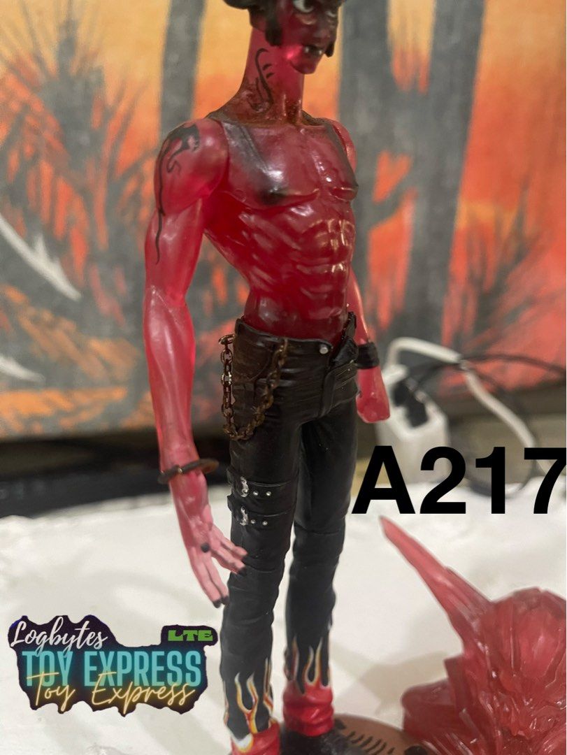 Devilman Tribal Fusion Akira (Category: Figurines & Statues) located in Subic. Submitted by logbytestoyexpress (Listing ID 1400843030, Image 3). Description: Devilman Tribal Fusion Akira Loose lang | walang broken parts | medyo kalawang ung chains sa pants (pwede irepaint) | complete ung alt heads na tatlo |no metal necklace Shipping of items via LBC CoP / JnT ₱100 Shipping deposit for J&T courier Shipping schedule: Friday and/or Saturday MoD: LB