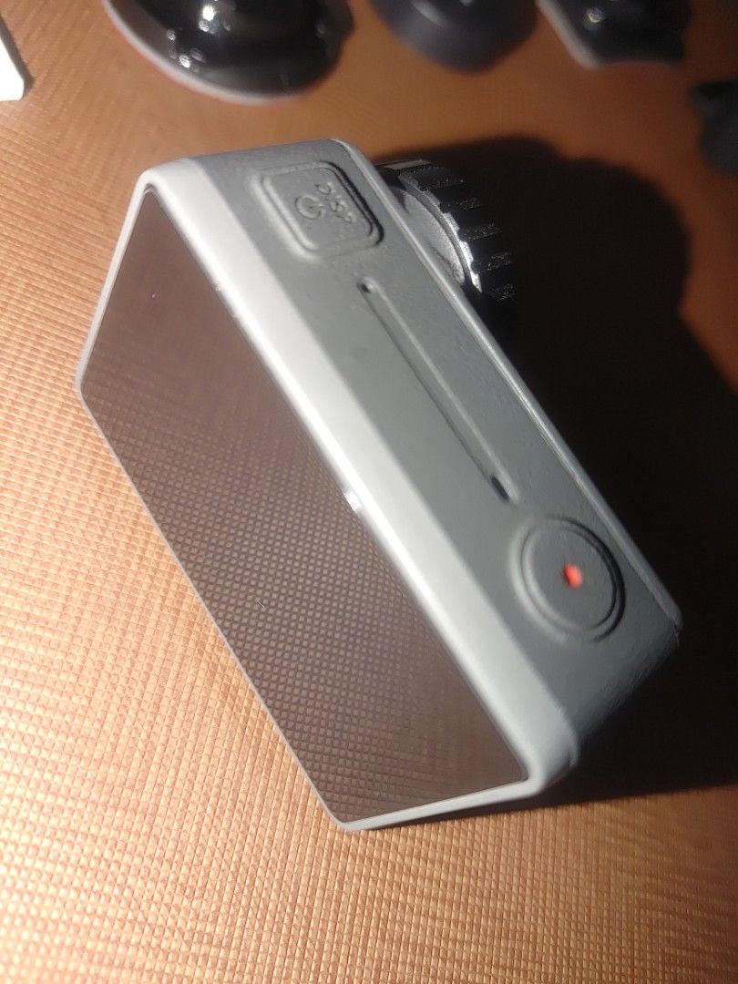 DJI Osmo Action Camera (Category: Cameras) located in Tarlac. Submitted by dcones84 (Listing ID 1400913752, Image 2). Description: Camera and video Sensor: 12MP, 1/2.3" CMOS Lens: 145° FOV, f/2.8 aperture Video Resolution: 4K (16:9): up to 60fps 4K (4:3): up to 30fps 2.7K: up to 60fps 1080p: up to 240fps (in slow-motion) Slow Motion: 720p and 1080p at 120/240fps HDR Video: Supported at 4K, 2.7K, and 1080p resolutions (up to 30fps) Electronic Shut