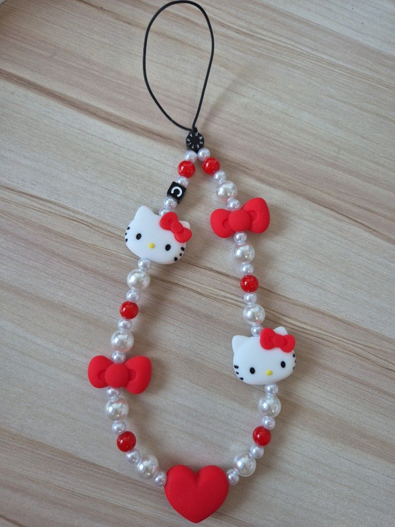 Hello Kitty Phone Charm from Casetify, Hobbies Toys, Stationery