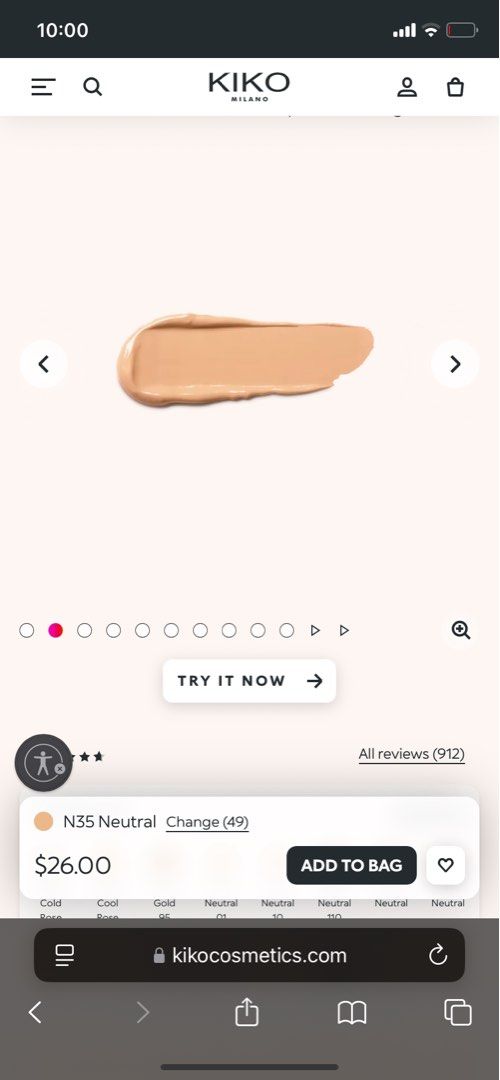 Kiko milano foundation (Category: Makeup) located in Paranaque City. Submitted by shnn121699_ (Listing ID 1374934003, Image 3). Description: bought in alabang town center. rfs: shade doesn’t match to my skin. inclusion: receipt, box & paperbag.