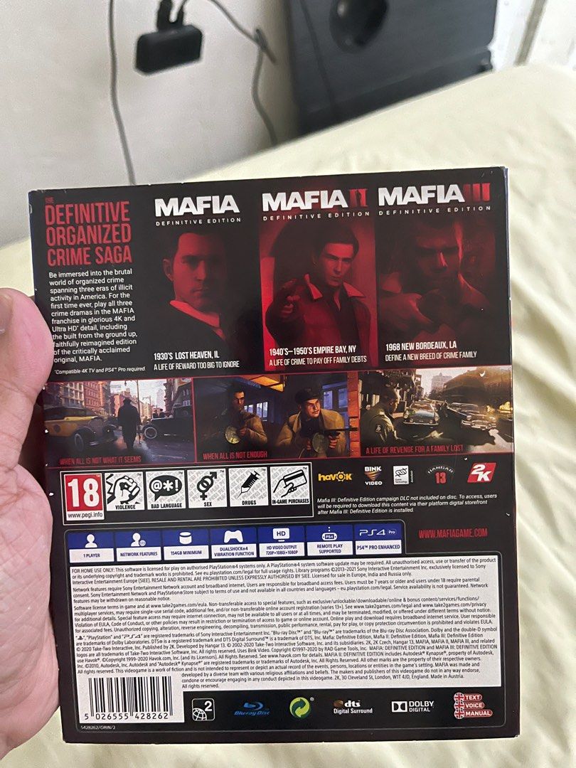 Mafia legacy (Category: PlayStation) located in Manila. Submitted by fiercecloud-f8ff (Listing ID 1400871413, Image 2). Description: Brandnew hindi na nalaro location taguig area.