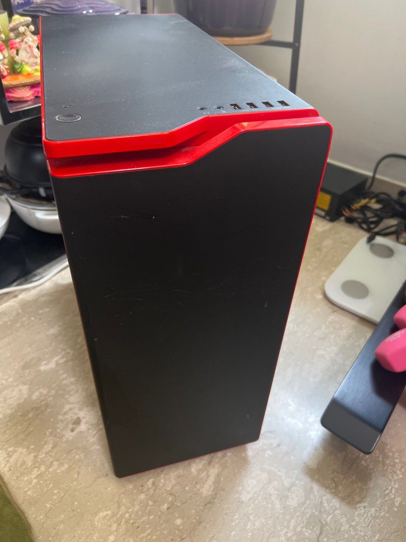 NZXT H510i PC Case - Black/Red