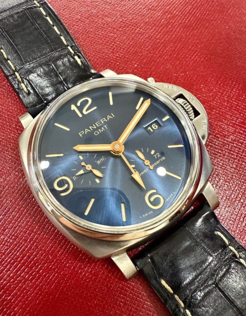 Panerai PAM964 45mm Luminor GMT Due Power Reserve, Luxury, Watches