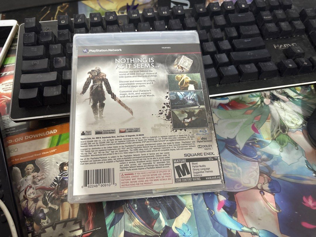 Ps3 semi sealed Nier (Category: PlayStation) located in Manila. Submitted by avaritiahobbyshop (Listing ID 1400844039, Image 2). Description: Item has been semi opened to check disc inside. Considered brand new never used manage your expectations. No refunds. LBC COP/lalamove.