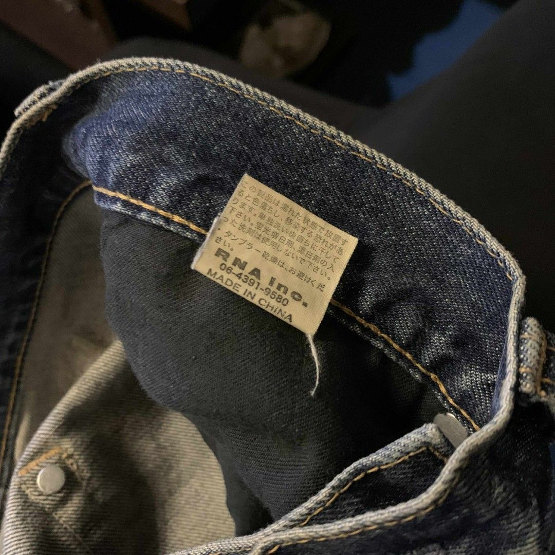 RNA Inc. Jeans with Zippers (Category: Jeans) located in Carmen. Submitted by don-lean22 (Listing ID 1400916825, Image 3). Description: Archive RNA inc. Jeans with zipper Pristine condition DM ME IF U ARE INTERESTED.