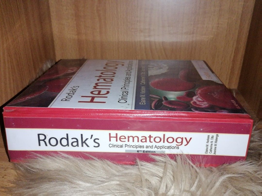 Rodak's Hematology (Hardcover) (Category: Textbooks) located in Bacolod City. Submitted by thebooksshire_bcd (Listing ID 1400803826, Image 3). Description: Rodak's Hematology Hardcover.
