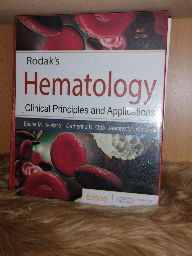 Rodak's Hematology (Hardcover) (Category: Textbooks) located in Bacolod City. Submitted by thebooksshire_bcd (Listing ID 1400803826, Image 1). Description: Rodak's Hematology Hardcover.