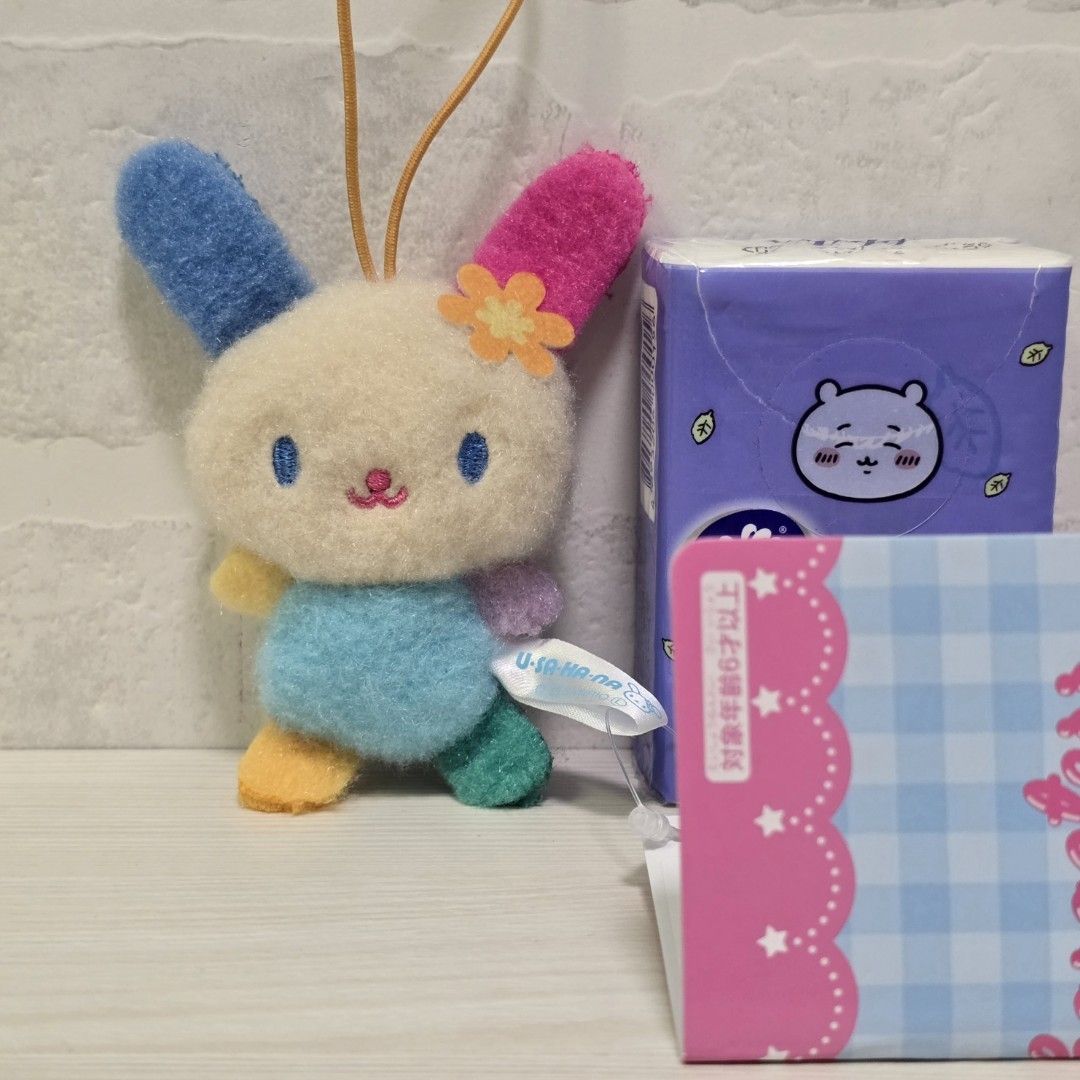 Sanrio 角色毛茸茸扁身吊飾公仔 毛公仔 掛飾 掛件 吊件 Sanrio Characters 馬騮仔 OSARUNOMONKICHI ...