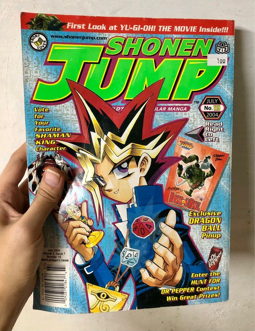 Shonen Jump July 2004 Volume 2 Issue (Category: Comics & Manga) located in Binan City. Submitted by elf.0000 (Listing ID 1400895506, Image 2). Description: P600.00 plus shipping cost Magazine is not in mint condition, fair condition Not recommended for mint collectors Payment via gcash Ship thru jnt or lalamove.