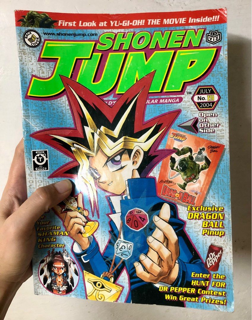 Shonen Jump July 2004 Volume 2 Issue (Category: Comics & Manga) located in Binan City. Submitted by elf.0000 (Listing ID 1400895506, Image 1). Description: P600.00 plus shipping cost Magazine is not in mint condition, fair condition Not recommended for mint collectors Payment via gcash Ship thru jnt or lalamove.