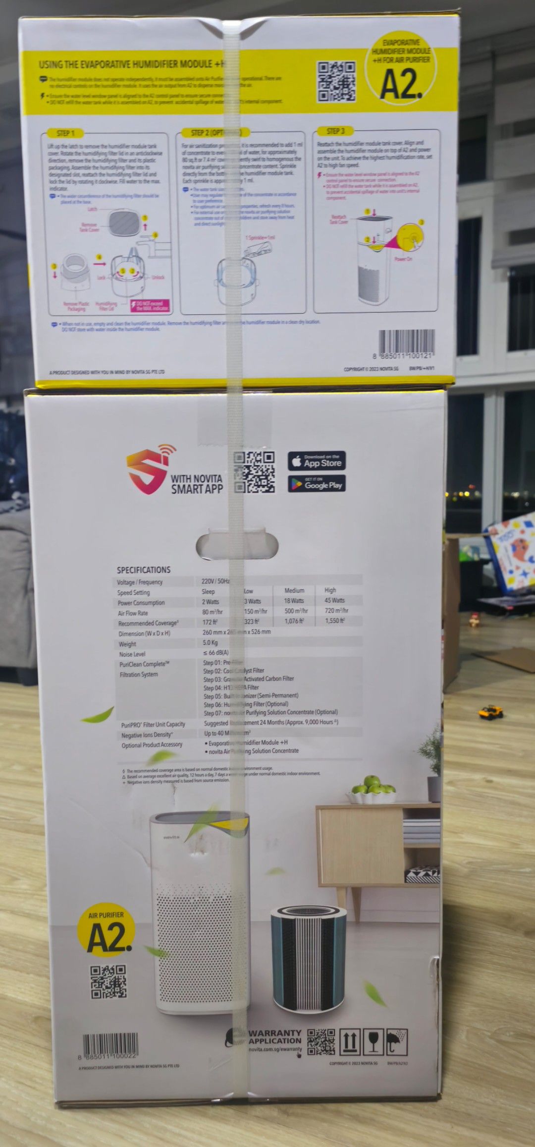 Smart Air A2 Air Purifier - Brand New, TV & Home Appliances, Air ...