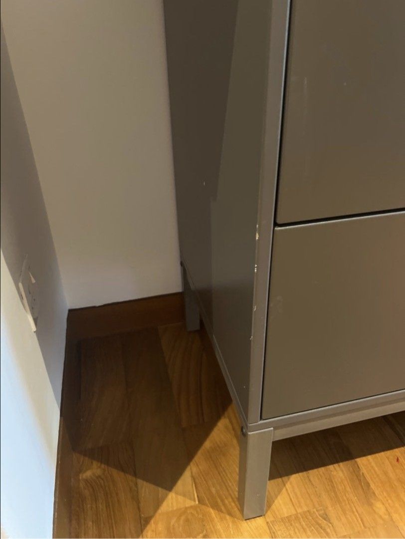 Stokke Home Dresser and Changing Table - Grey (Category: Changing Tables & Stations) located in Singapore. Submitted by nextinline01 (Listing ID 1400862175, Image 3). Description: Stokke Home Dresser: Storage Space for Clothes, Toys & Essentials. Durable & Space-Efficient Design. Extremely sturdy & safe. Purchased on Amazon and forwarded from the US for our nursery. 50.8D x 72.4W x 87.6H cm. Used only for 6 months as our child has outgrown the ch