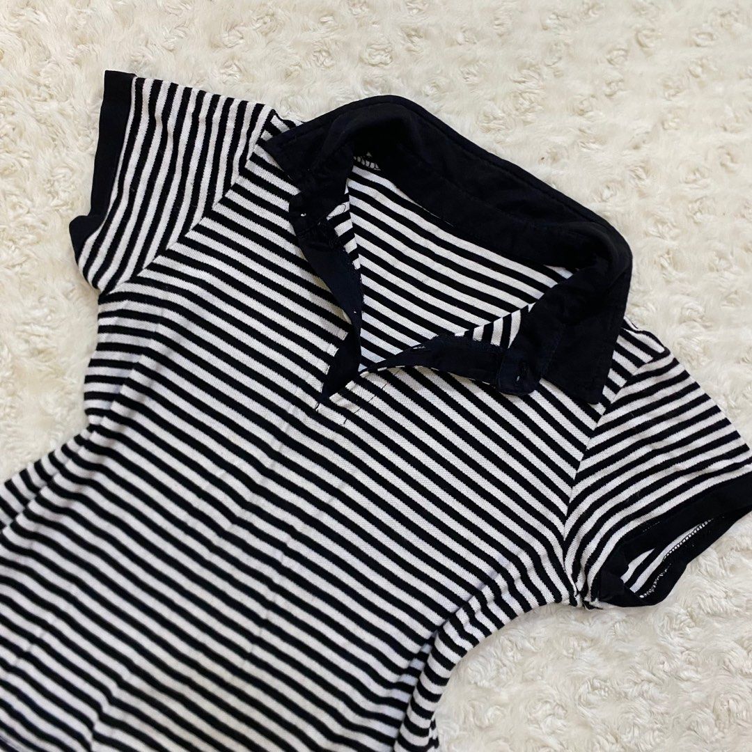 Striped Polo Baby Tee (Category: Shirts) located in Balanga. Submitted by cherryblunt (Listing ID 1400933851, Image 2). Description: ⬇️ stretchy fabric pit to pit - 14” length - 16” Mop - Gcash/Bank Transfer Mod - J&T Express No sh0pee checkout.