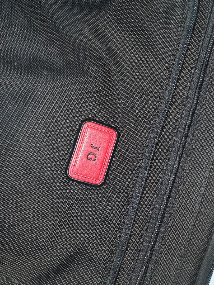 TUMI Laptop Bag Sleeve Fits 15" (Category: Laptop Bags & Sleeves) located in Pasig City. Submitted by clothesandthings_ (Listing ID 1400847763, Image 2). Description: initials can be replaced in Tumi store (for a fee).