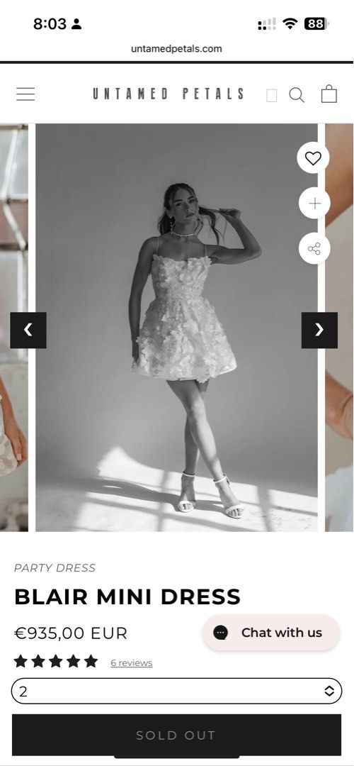 Untamed Petals Blair Mini Dress (Category: Dresses) located in Taguig. Submitted by _wardrobecleanse (Listing ID 1400848749, Image 3). Description: FOR SALE 45K FOR RENT 30K Loooove this after party dress from Untamed Petals, USA. Link to dress: https://untamedpetals.com/products/blair?variant=42387605291190 It made me feel like a princess! Fits XS-S, size 2. Used on October 3, 2025 (super recent). Already dress cleaned. Pick up in BGC..