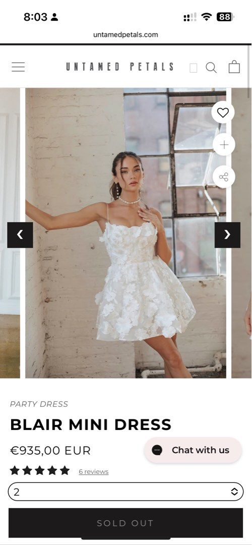 Untamed Petals Blair Mini Dress (Category: Dresses) located in Taguig. Submitted by _wardrobecleanse (Listing ID 1400848749, Image 1). Description: FOR SALE 45K FOR RENT 30K Loooove this after party dress from Untamed Petals, USA. Link to dress: https://untamedpetals.com/products/blair?variant=42387605291190 It made me feel like a princess! Fits XS-S, size 2. Used on October 3, 2025 (super recent). Already dress cleaned. Pick up in BGC..