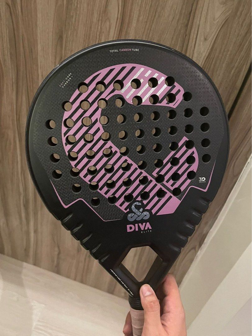 Vibora Diva Round Padel Racket / Raket Padel, Olah Raga, Perlengkapan ...