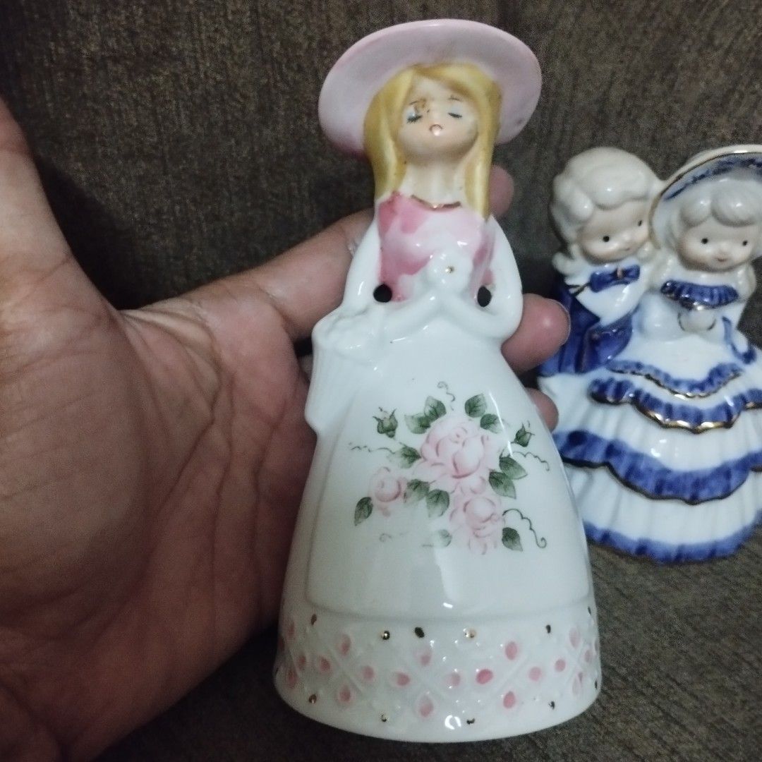 Vintage Porcelain Figurines (Category: Vintage Collectibles) located in Caloocan City. Submitted by chonadura91470 (Listing ID 1400962002, Image 2). Description: ceramic bell...from UK auction house .