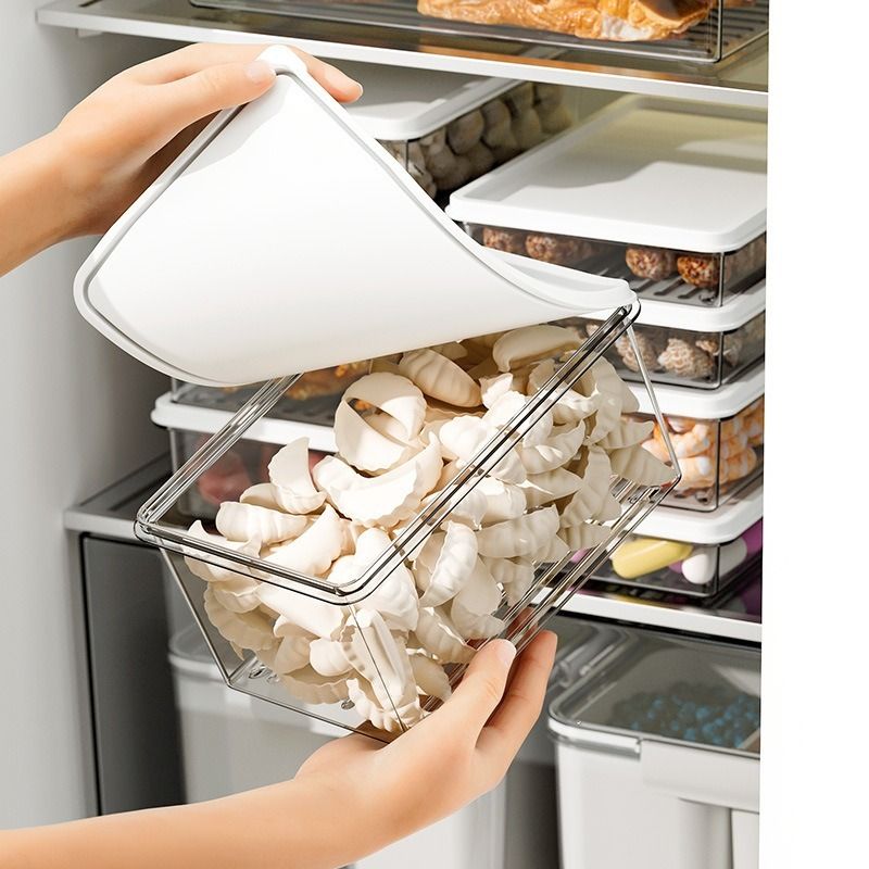 White Food Container Refrigerator Tupperware Storage Kitchen Organizer Lunch box (Category: Food Organization & Storage) located in Manila. Submitted by classy.home (Listing ID 1400826739, Image 2). Description: Color: Transparent, White Materials: Plastic Size : - 450ML - L:13.7 W:10 H:5.5 (cm) - 650ML - L:20.2 W:13.5 H:3.8 (cm) - 1000ML - L:20.2 W:13.5 H:5.5 (cm) - 2100ML - L:20.6 W:13.7 H:10.5 (cm) - 3000ML - L:28.2 W:20.7 H:7.2 (cm).