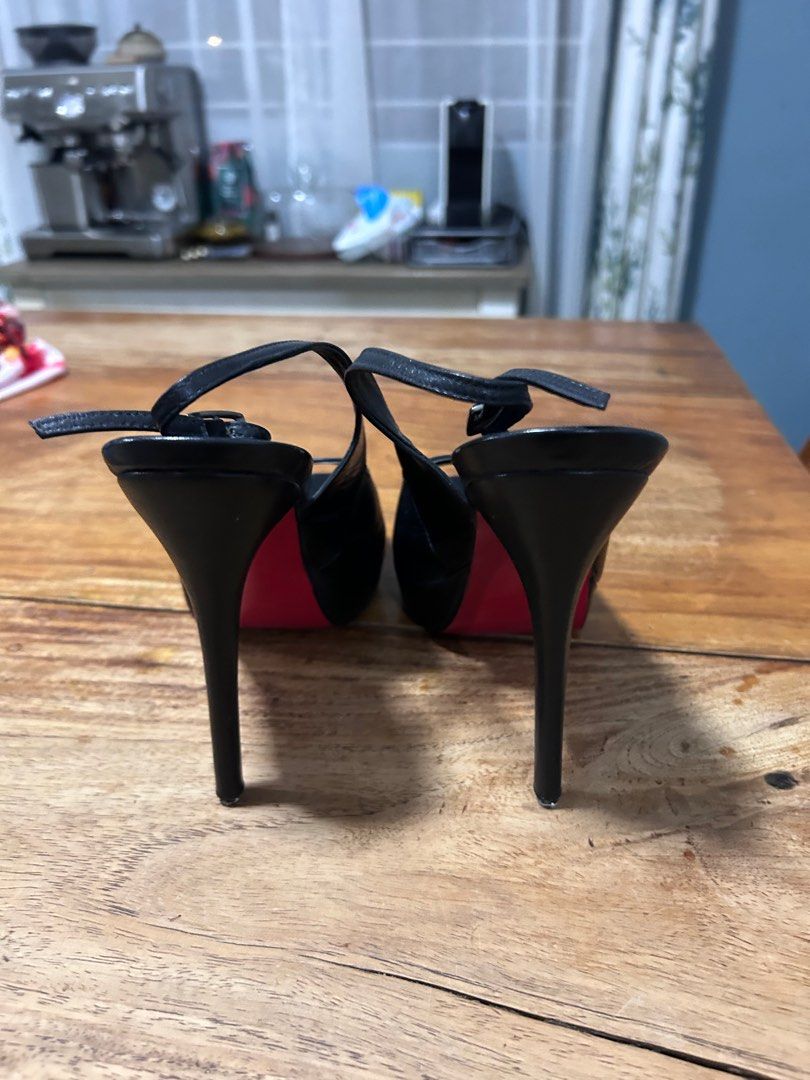 Women's High Heels - Slingback Peeptoe (Category: Heels) located in Cavite. Submitted by astjo (Listing ID 1400909798, Image 3). Description: Pure leather Used once In good condition, but need replace heel soles (see pic) Perfect for formal events and pageants.