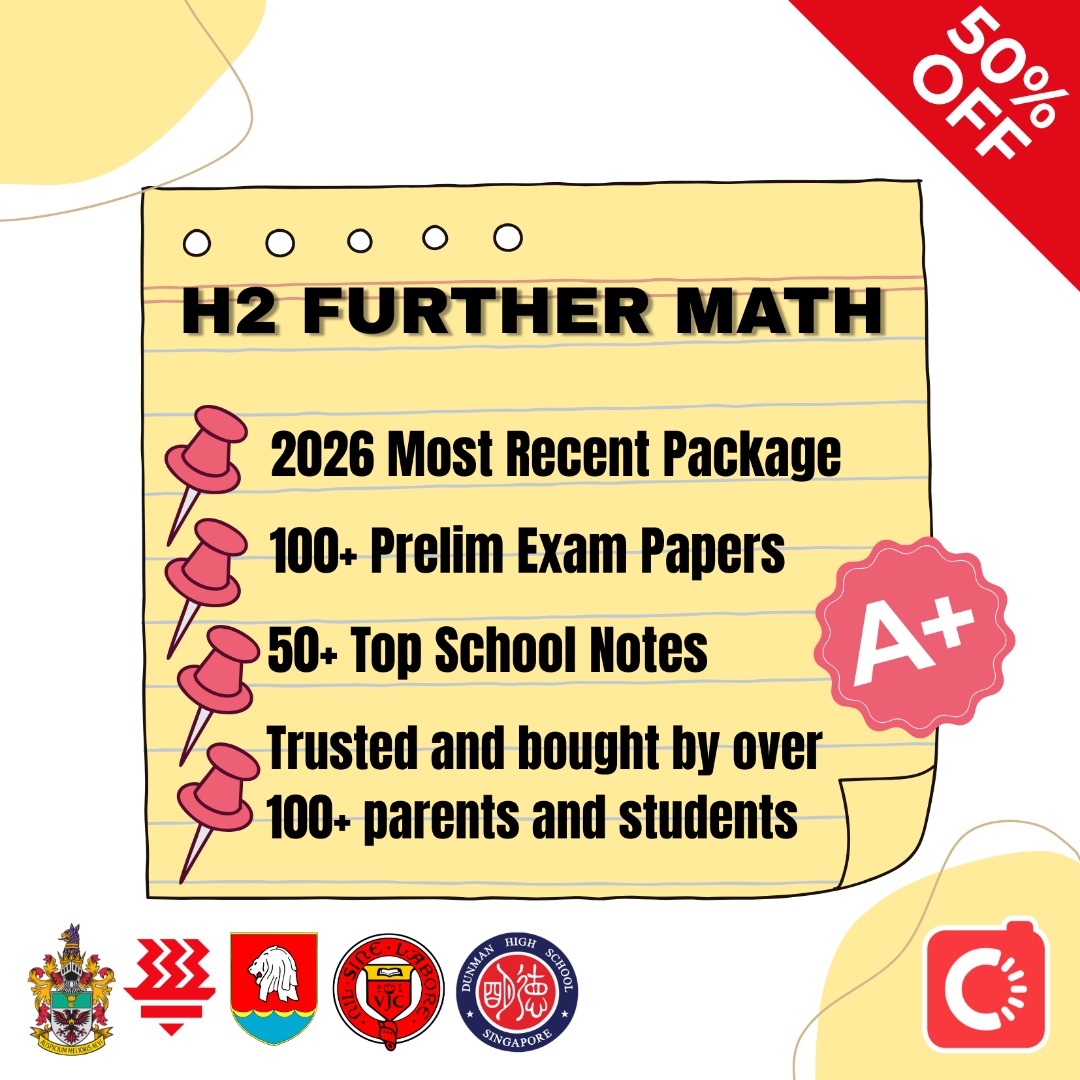 2026 H2 Further Mathematics Comprehensive Revision/Headstart Package ...
