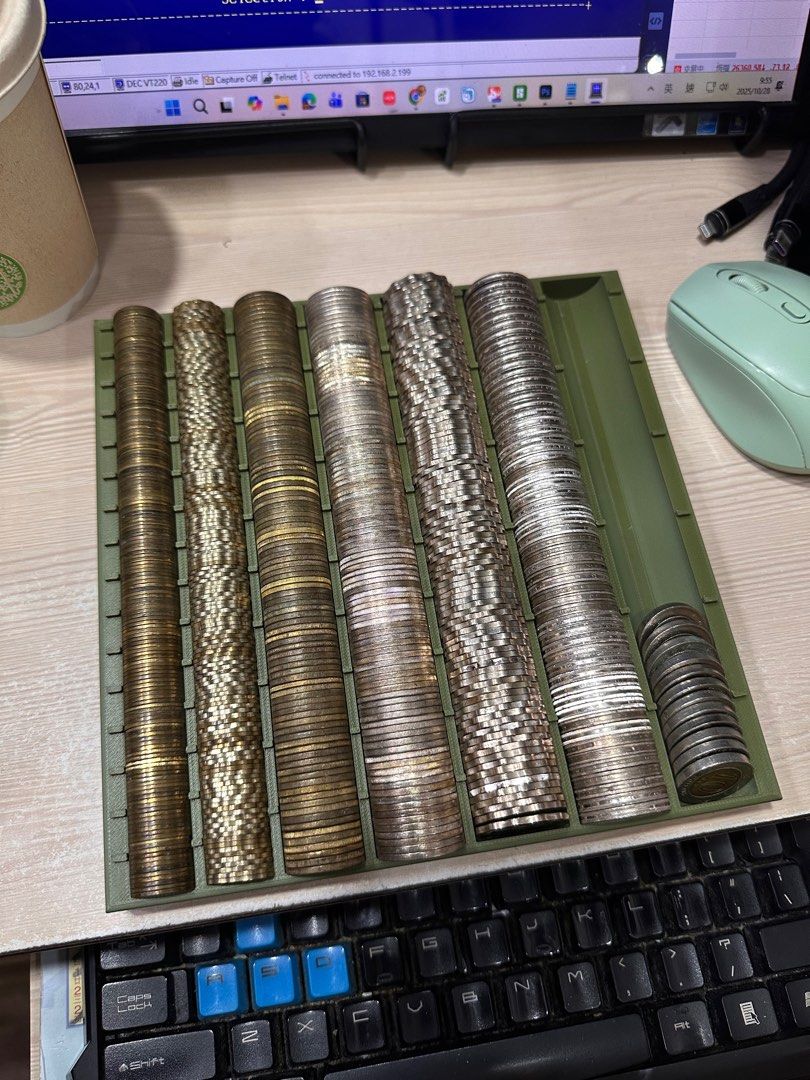 3D 列印硬幣收納盒, 興趣及遊戲, 玩具& 遊戲類- Carousell