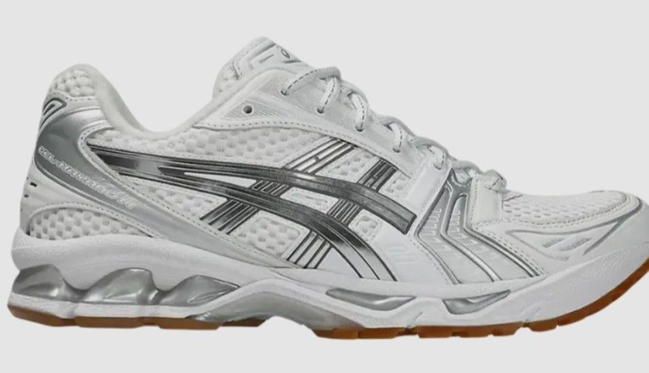 APC × Asics Gel-Kayano 14 (Category: Sneakers) located in Singapore. Submitted by nickkyyczw (Listing ID 1401032570, Image 1). Description: A.P.C. × Asics Gel-Kayano 14.