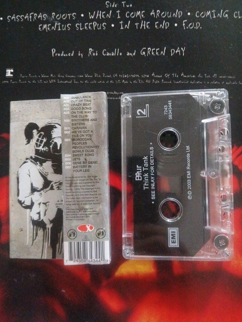 Blur - Think Tank Cassette Tape (Category: CDs & DVDs) located in Pili. Submitted by marktoraldo (Listing ID 1400978570, Image 2). Description: lightly used. add shipping fee Gcash payment .