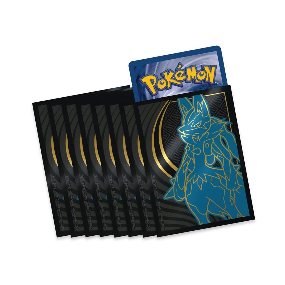 mega lucario card sleeves Pokemon 65 ct – Realgoodeal Protect your valuable Pokémon Trading Card Game cards with these official Pokémon themed Deck Protector sleeves featuring Lucario Pokemon - Mega Evolution -