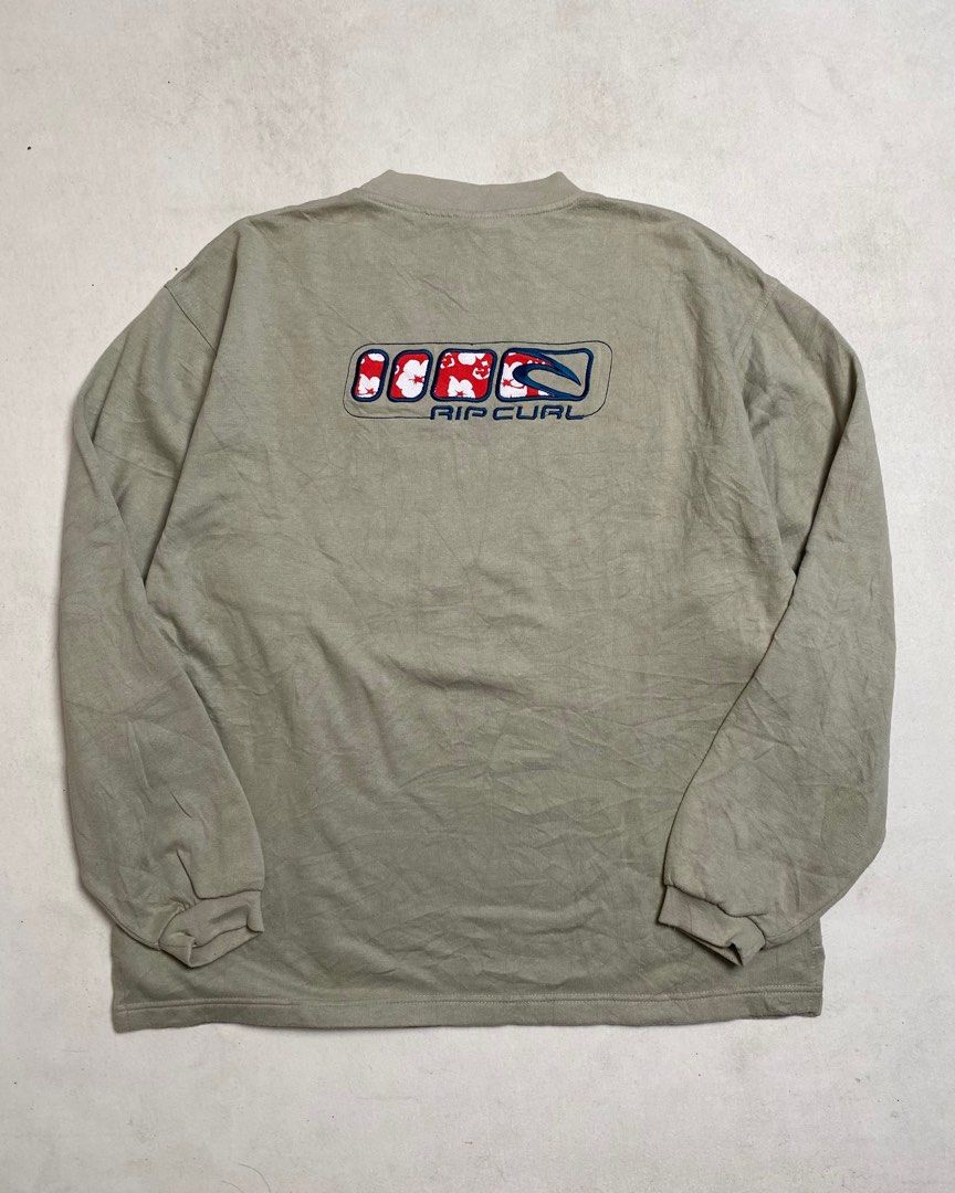 Crewneck Vintage Rip Curl Double Sided Quiksilver Oakley O'neill Rusty