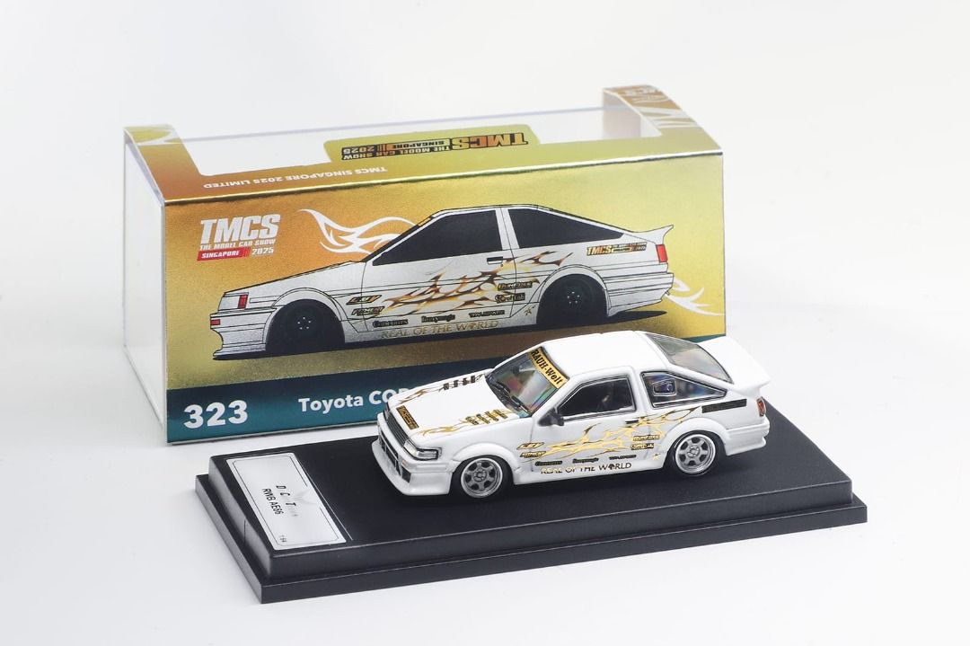 DCT 1/64 RWB AE86 White with Chrome Gold Livery Diecast Model (TMCS ...