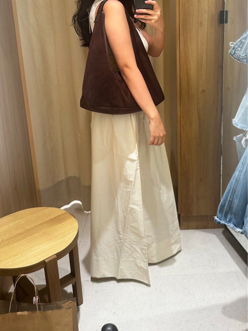 Dress in Cream Mango (Category: Shoulder Bags) located in Quezon City. Submitted by classythreads (Listing ID 1401117912, Image 2). Description: Small in size.