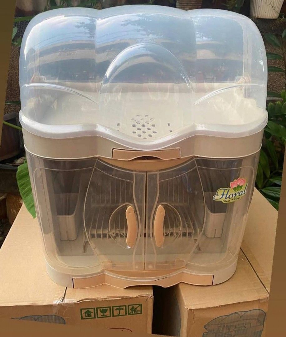 Floral Dish Rack with Cover (Category: Food Organization & Storage) located in Caloocan City. Submitted by janeil23452 (Listing ID 1401116842, Image 1). Description: big dish drainer 650 each loc.bagong barrio Caloocan .
