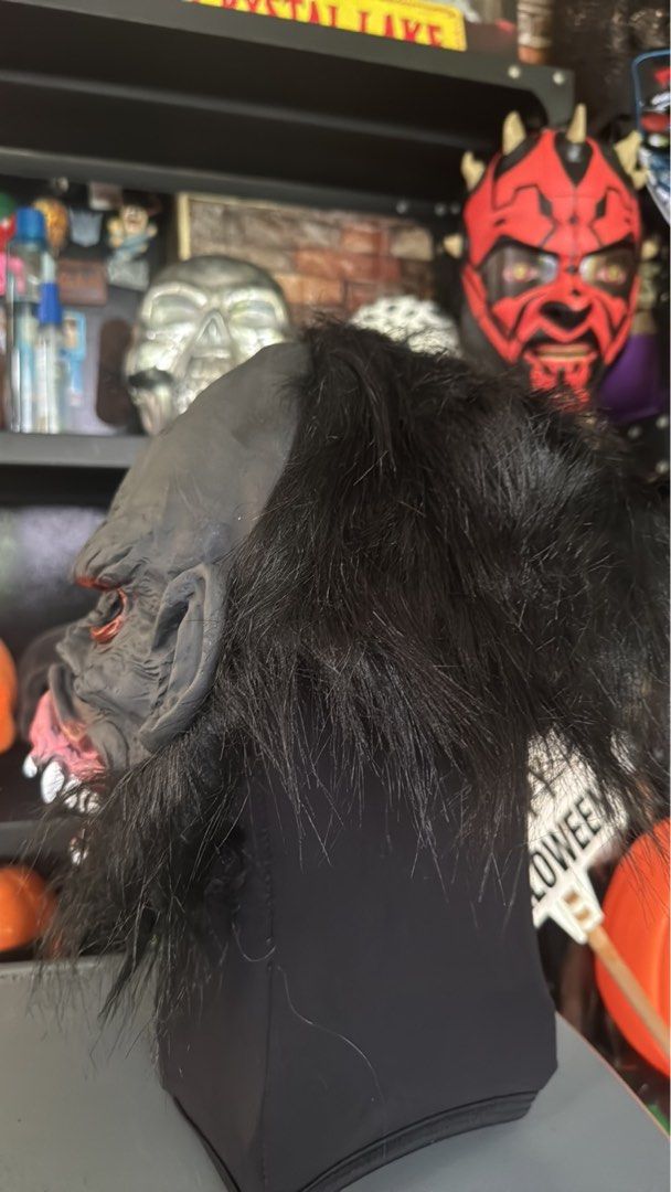 Gorilla Mask Halloween Mask (Category: Occasions & Party Supplies) located in Pasig City. Submitted by JMToysandCollectibles (Listing ID 1401006530, Image 2). Description: Gorilla Mask Halloween Mask PHP599 Rubberize Latex Delivery via Lalamove MOP: BPI/ BDO.