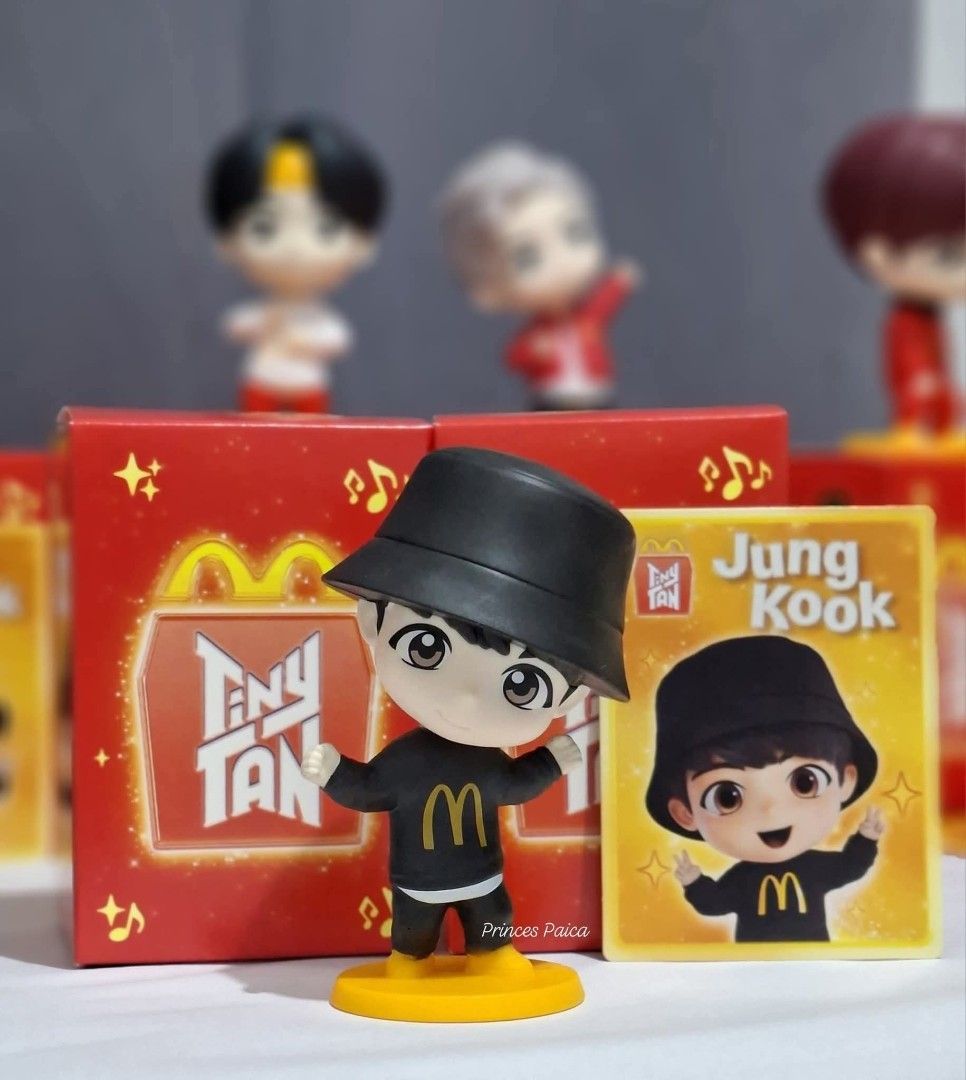 McDonald's x BTS Tinytan Encore Edition Jungkook (Category: K-Wave Merchandise) located in Bulacan. Submitted by pamthv (Listing ID 1401163344, Image 2). Description: Location: SJDM, Bulacan Shipping Lalamove | J&T Meet-up: Starmall.