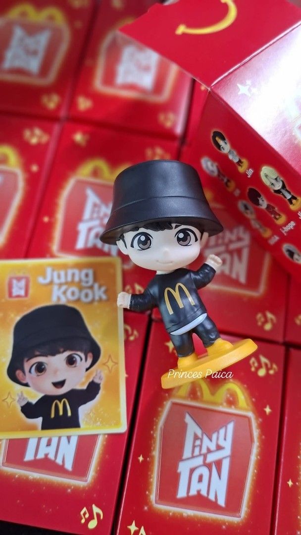 McDonald's x BTS Tinytan Encore Edition Jungkook (Category: K-Wave Merchandise) located in Bulacan. Submitted by pamthv (Listing ID 1401163344, Image 1). Description: Location: SJDM, Bulacan Shipping Lalamove | J&T Meet-up: Starmall.