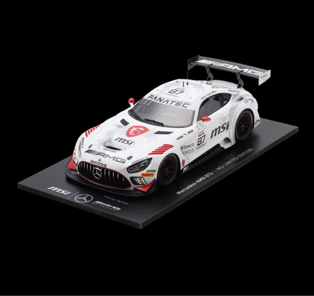Mercedes-AMG GT3 MSI Limited Edition Diecast Model, Hobbies & Toys