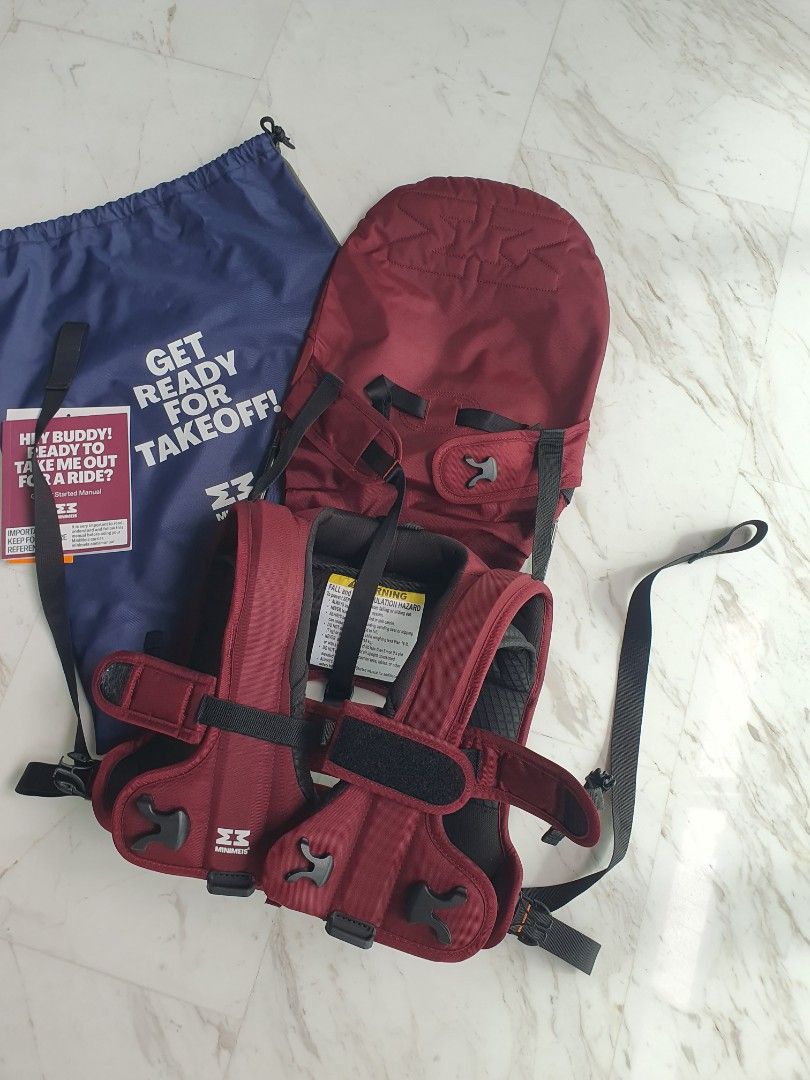 Minimeis G4 Shoulder Carrier Burgundy, Babies Kids, Going Out